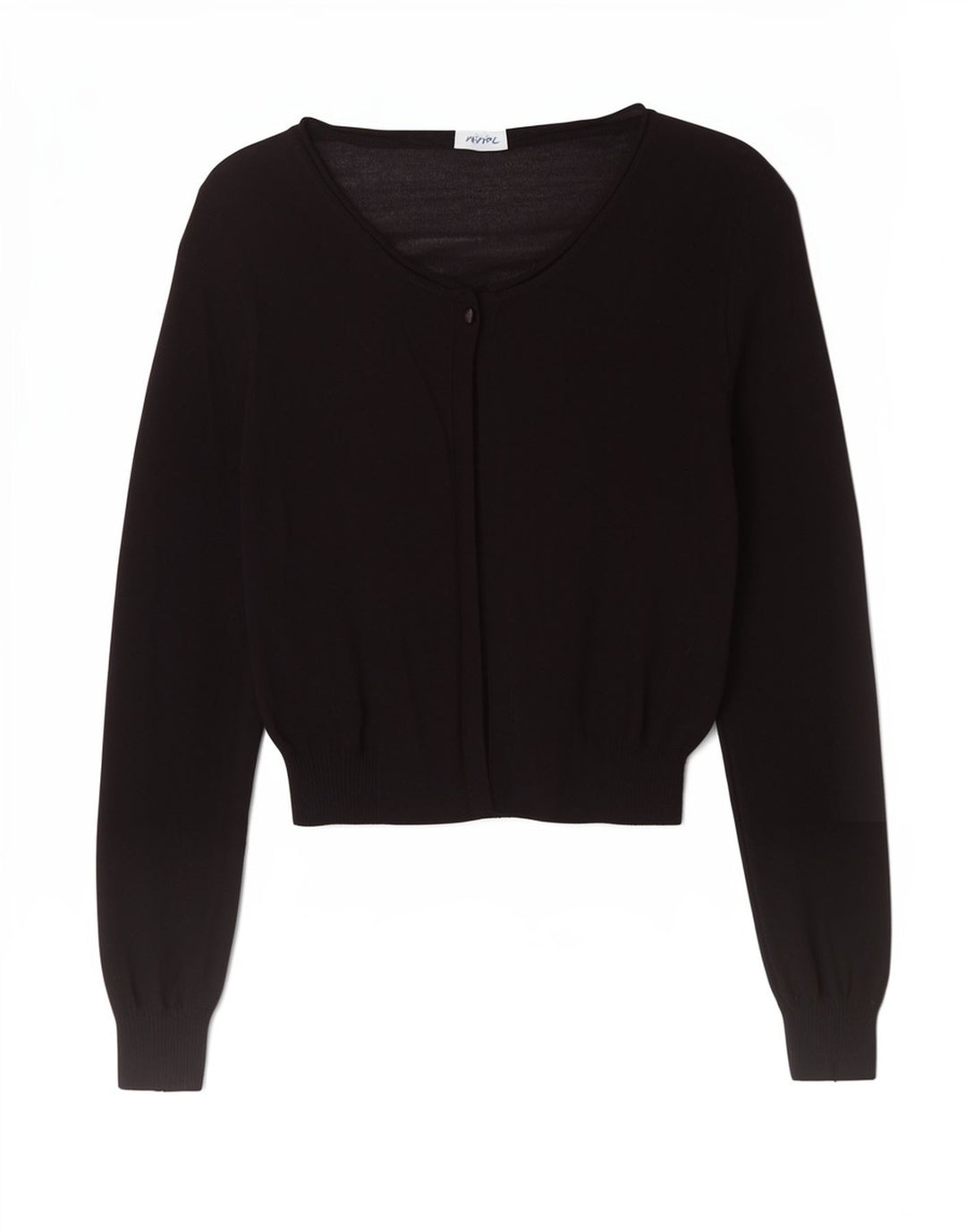 Max & Co. Damen Crop Cardigan Top UK 12 Medium Schwarz