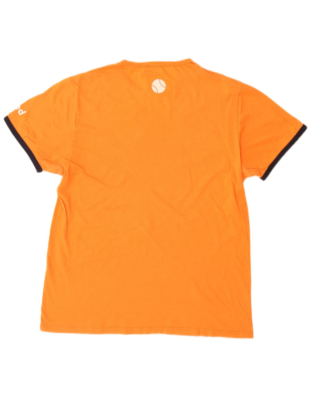 Fred Perry Herren T-Shirt-Oberteil aus mitteloranger Baumwolle