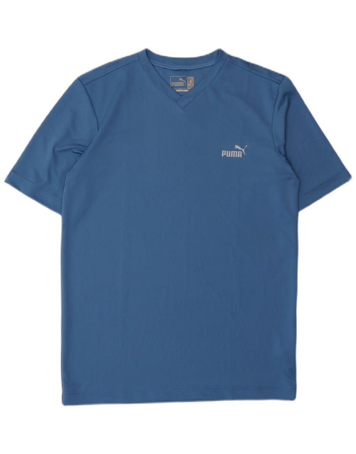 PUMA Herren T-Shirt Top Small Blau Polyester