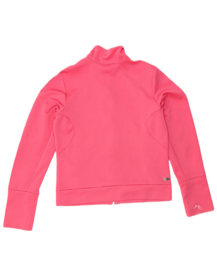 ADIDAS Womens Clima 365 Tracksuit Top Jacket UK 10 Small Pink Polyester