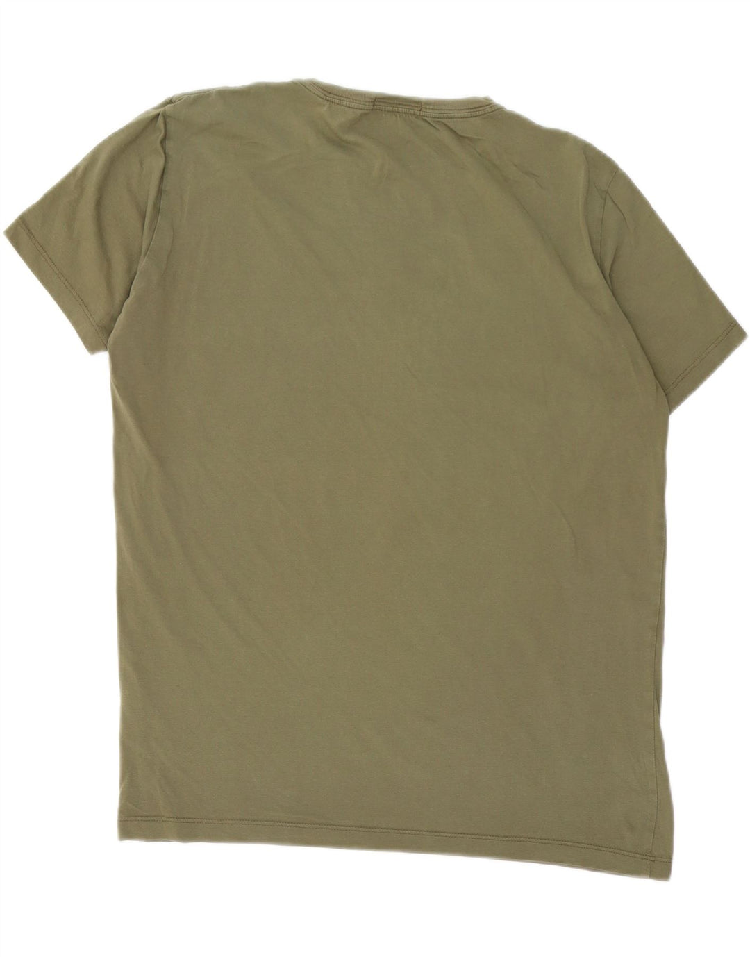REPLAY Herren-T-Shirt mit Grafik, Größe L, Khaki