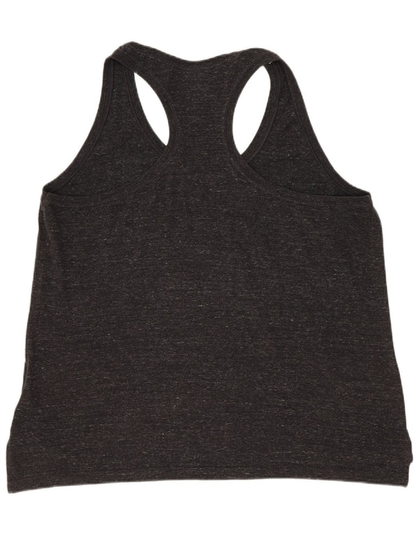 Nike Damen Weste Top UK 14 Large Grau meliert