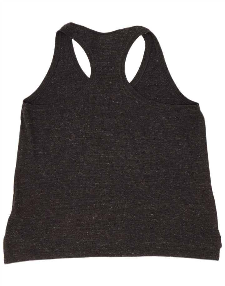 Nike Damen Weste Top UK 14 Large Grau meliert