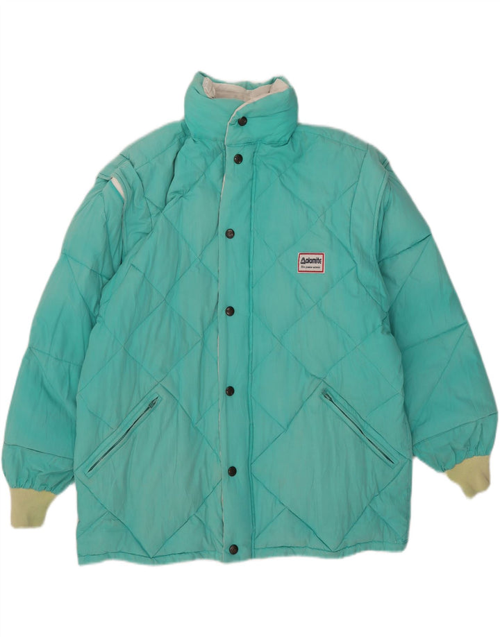 Dolomite Herren Kapuzenjacke, wendbar, wattiert, UK 36, Größe S, Weiß, Polyester