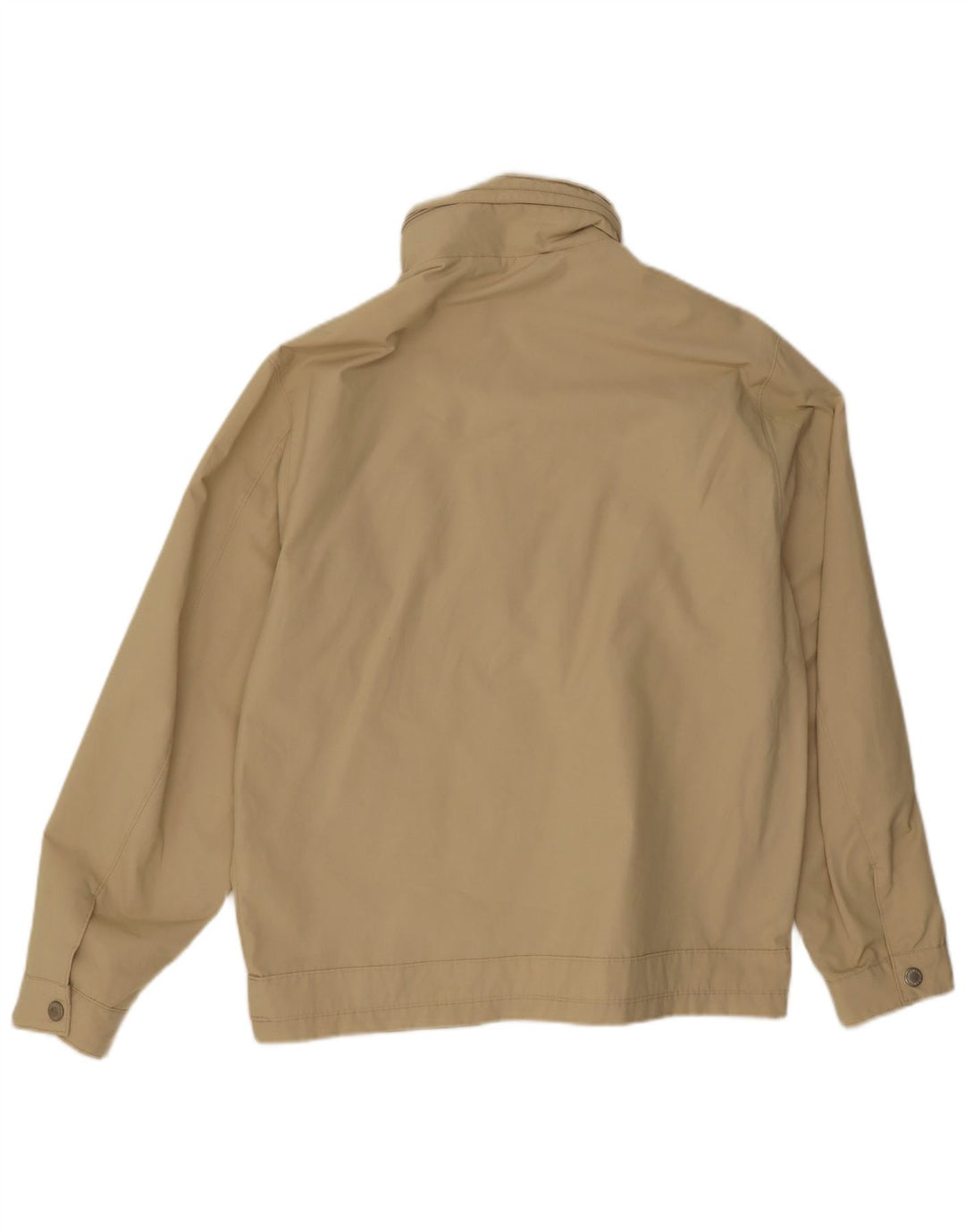 Wampum Herren-Bomberjacke mit Kapuze, UK 40, große beige Baumwolle