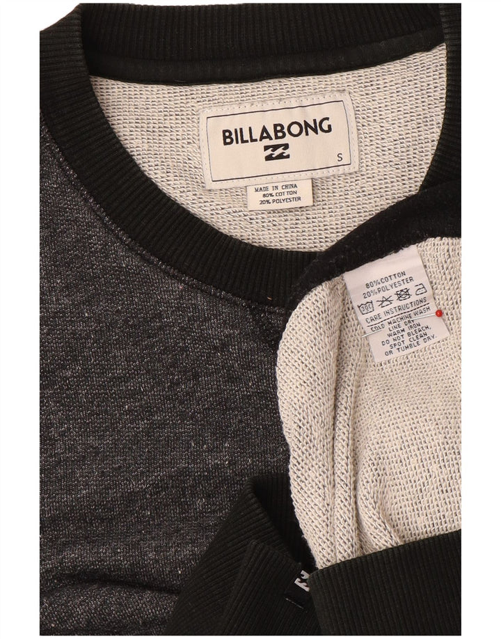 Billabong Herren-Sweatshirt, Pullover, Größe S, Grau, Colourblock-Baumwolle