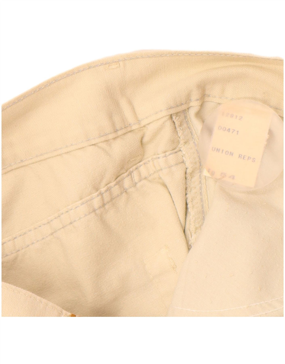 WILD JEANS Herren Tapered Freizeithose IT 54 2XL W34 L33 Beige Baumwolle