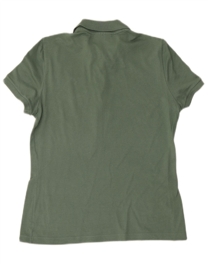 LACOSTE Slim-Fit-Poloshirt für Damen, Größe 38, mittleres Khaki