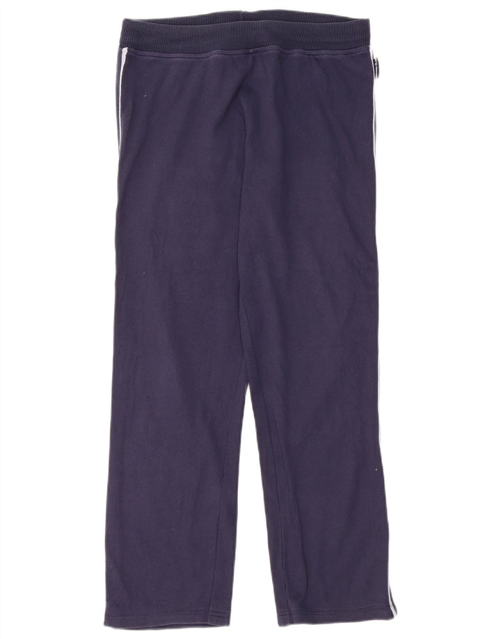 CHAMPION Womens Tracksuit Trousers UK 14 Medium Navy Blue Cotton