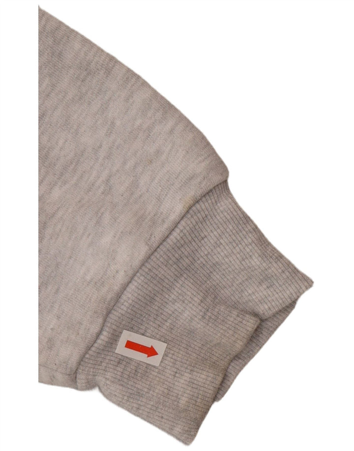 Topshop Womens Tall Übergroßer Kapuzenpullover UK 10 Small Grau Polyester