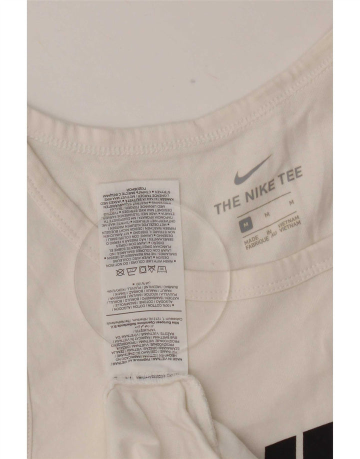 Nike Herren-T-Shirt mit Grafik, mittelweiße Baumwolle