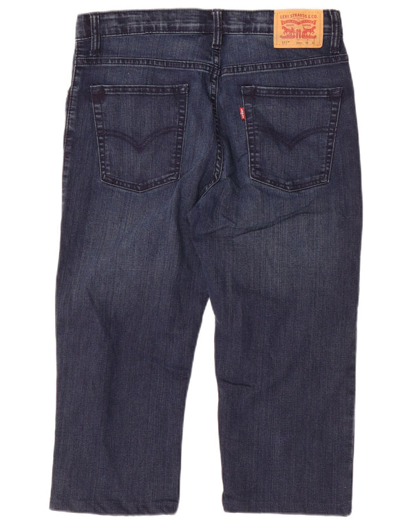 Levi's 511 Capri Slim Jeans für Mädchen, 15–16 Jahre, W30 L19, blaue Baumwolle