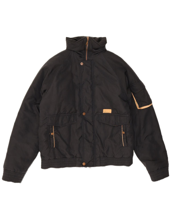 ALVIERO MARTINI Damen Wattierte Jacke UK 18 XL Schwarz