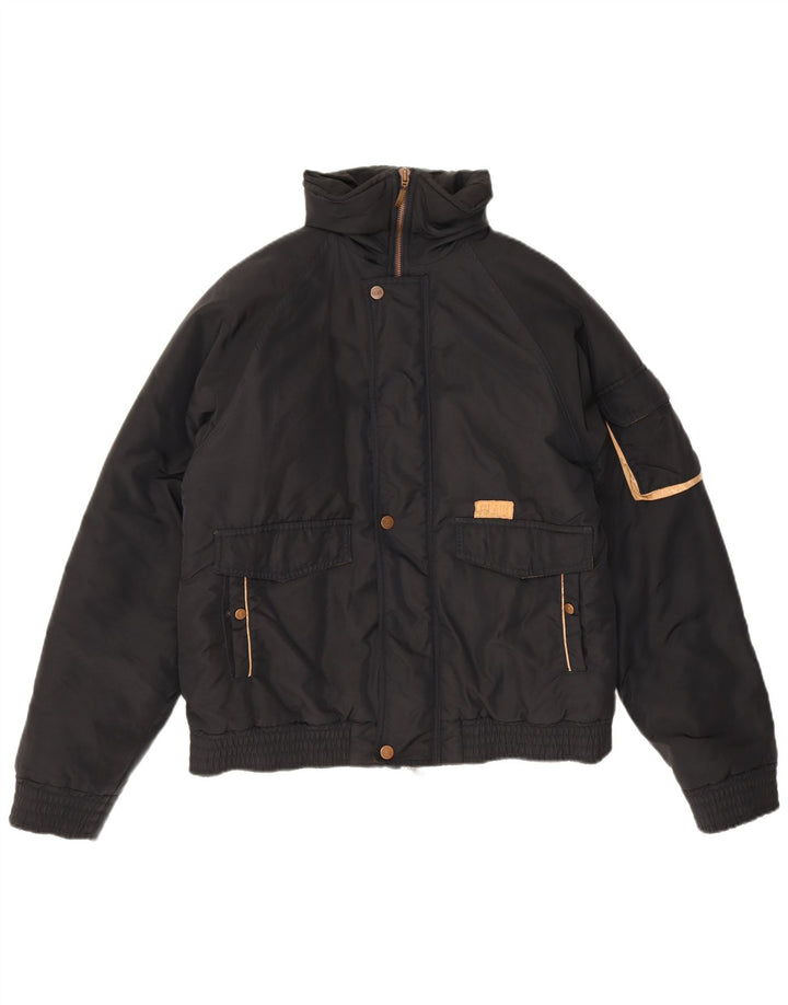 ALVIERO MARTINI Damen Wattierte Jacke UK 18 XL Schwarz