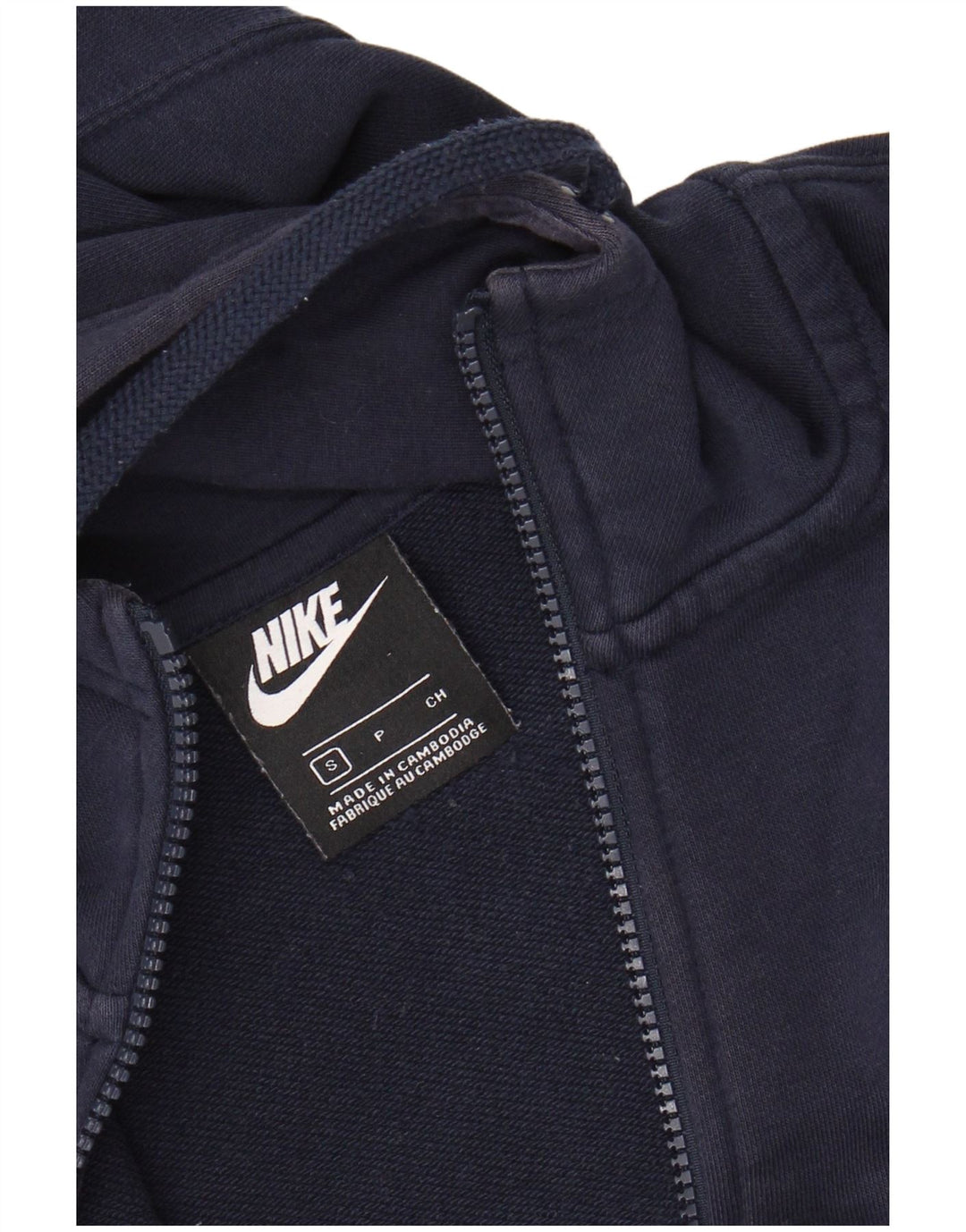 Nike Herren-Kapuzenpullover mit Reißverschluss, Größe S, Marineblau