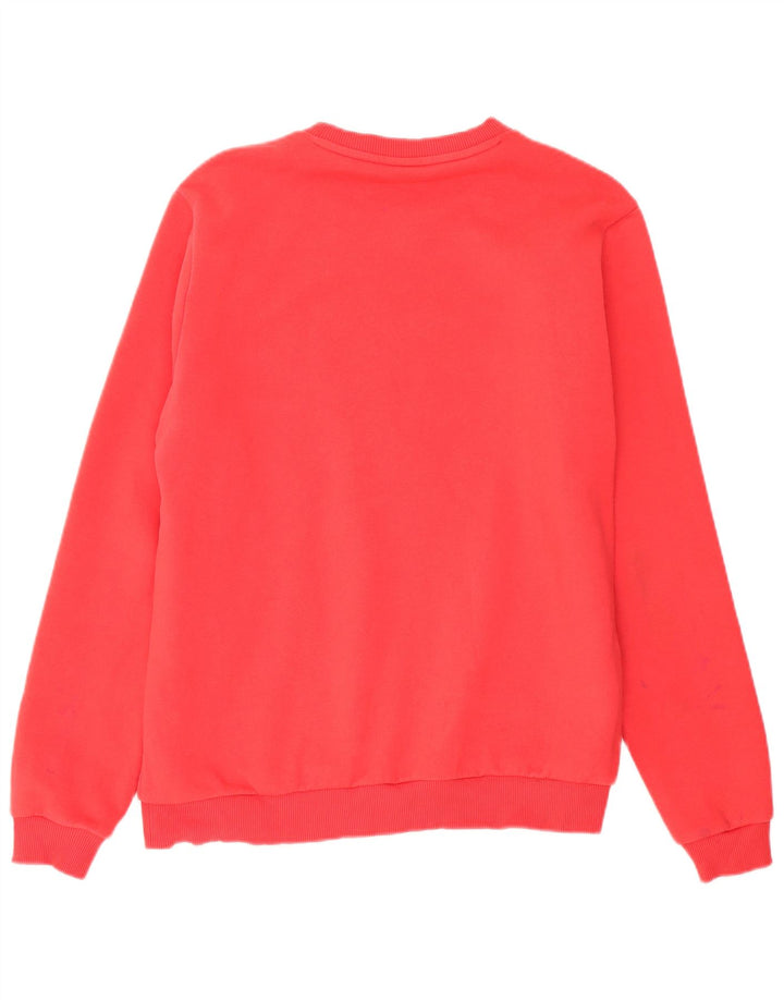 New Balance Herren-Sweatshirt mit Grafik, mittelrote Baumwolle