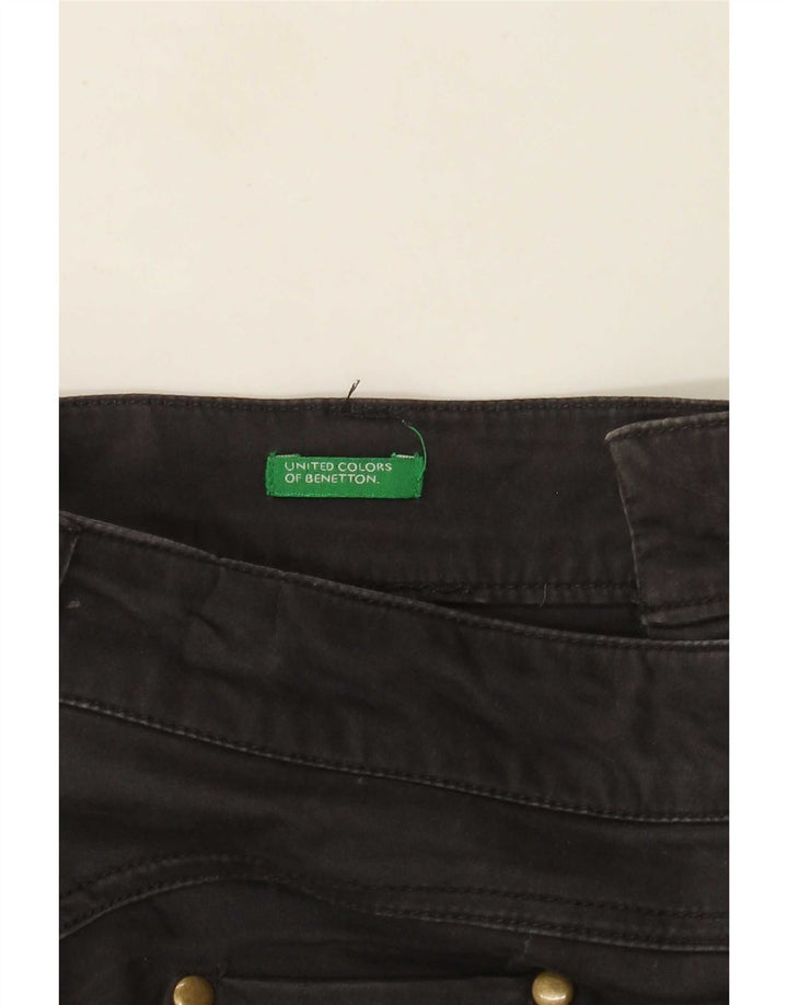 Benetton Herren gerade Freizeithose W34 L33 Grau