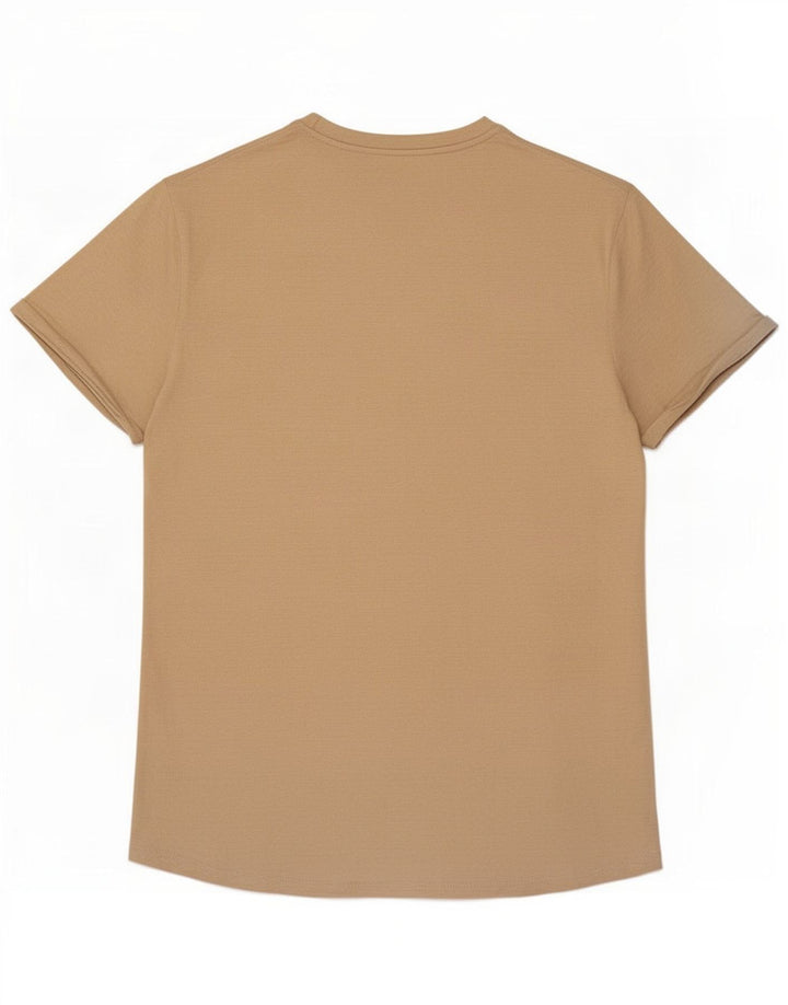 Guess Herren T-Shirt Top Small Beige Baumwolle