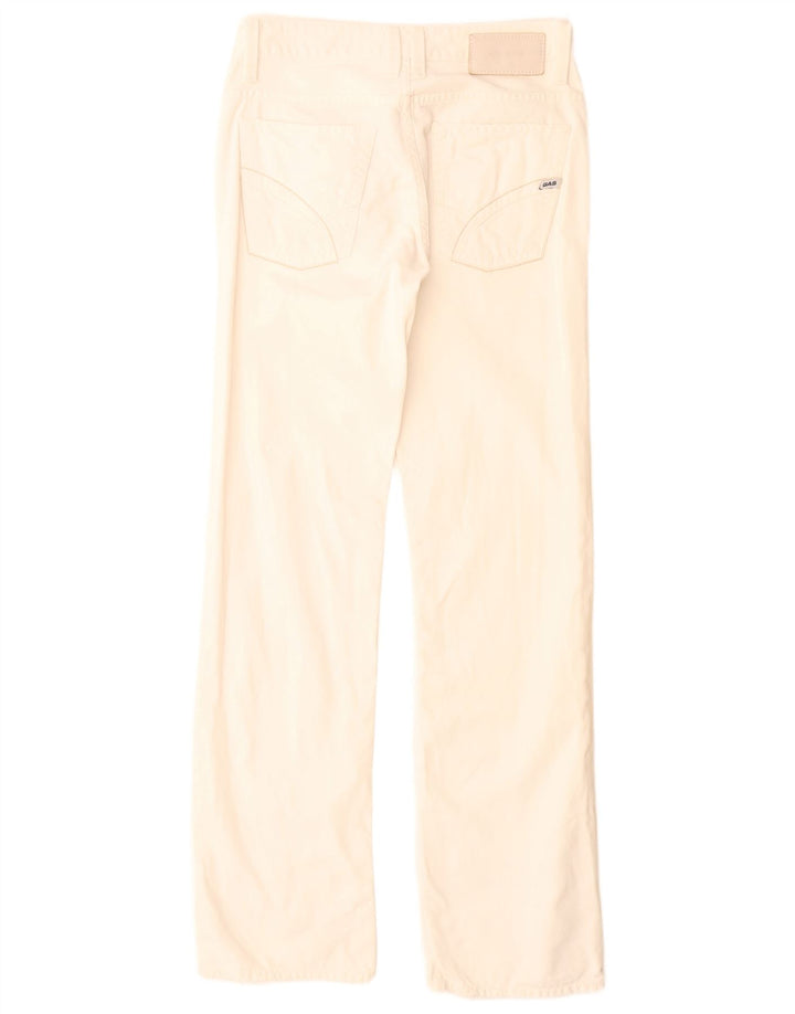 Gas Damen Straight Jeans W29 L32 Weiße Baumwolle