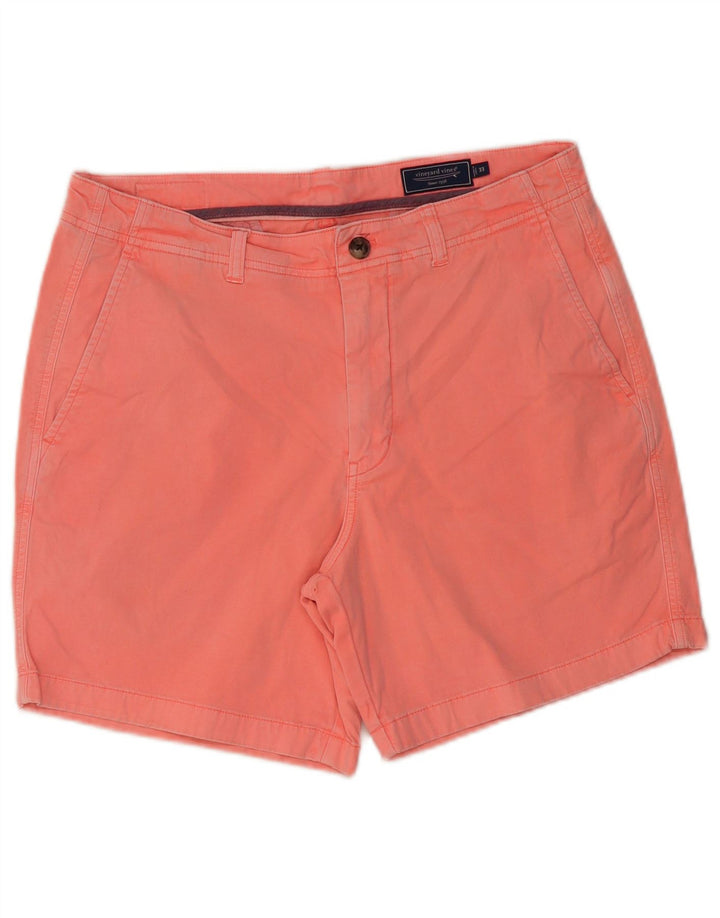 VINEYARD VINES Herren Chinoshorts W33 mittelrosa Baumwolle