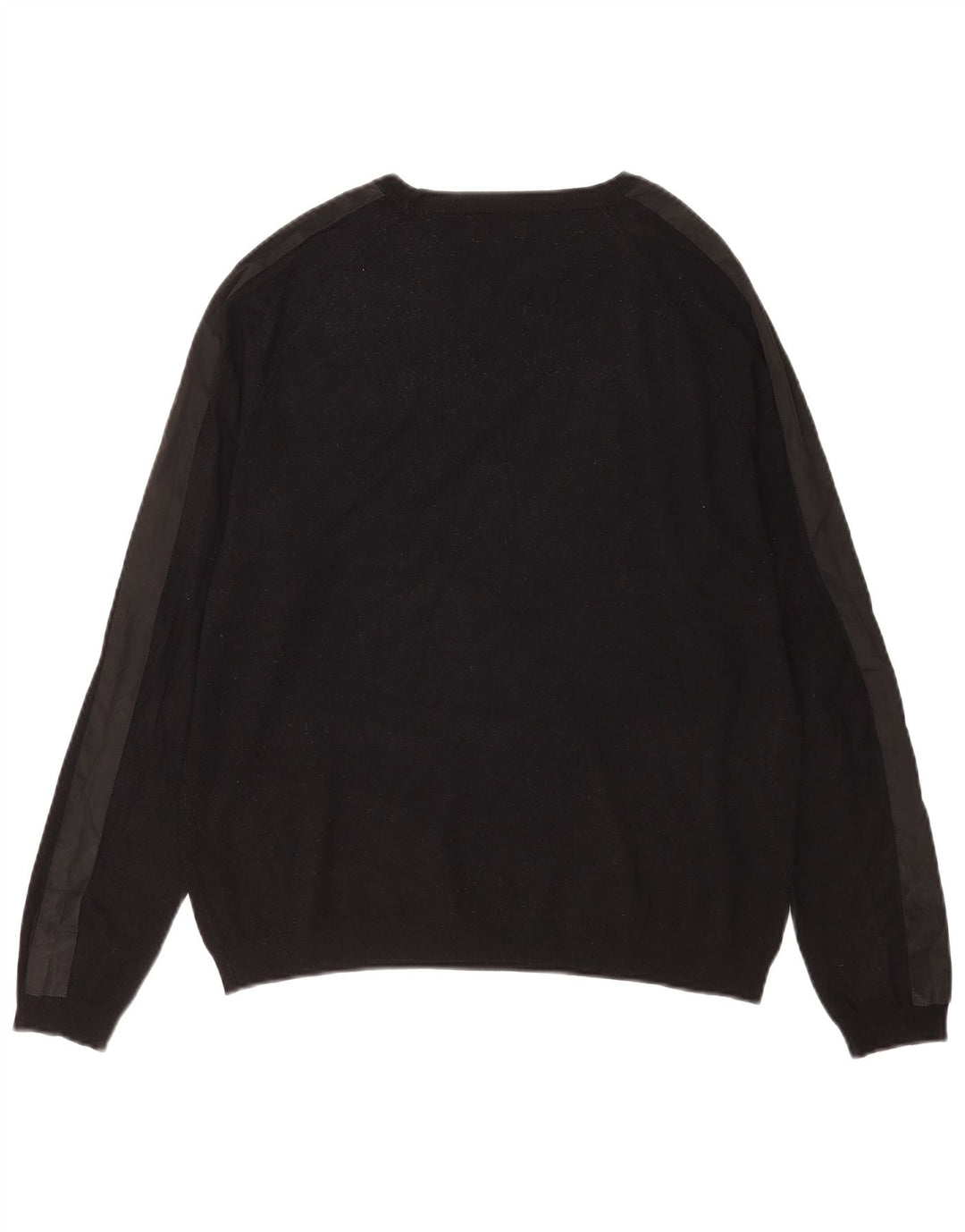 Zara Herren-Pullover mit U-Boot-Ausschnitt, Mittelschwarz