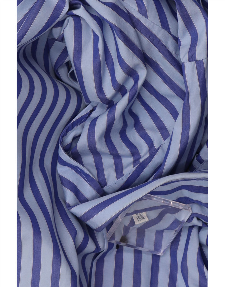 Barba Damen Hemd Größe 40 15 Mittelblau gestreift