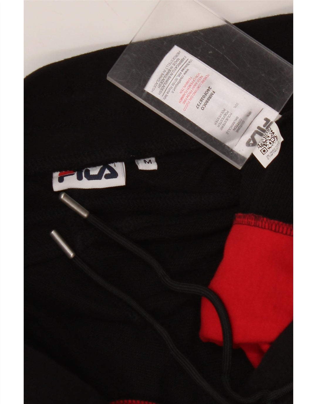 FILA Herren-Trainingshose aus mittelschwarzer Baumwolle