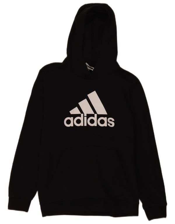 Adidas Jungen Graphic Hoodie Pullover 15–16 Jahre, schwarze Baumwolle