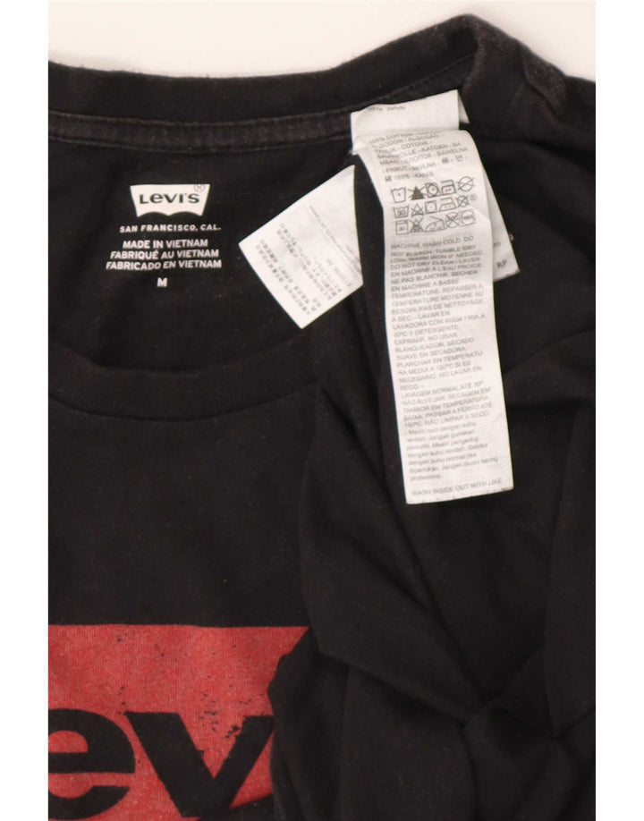 Levi's Herren-T-Shirt mit Grafik, mittelschwarze Baumwolle