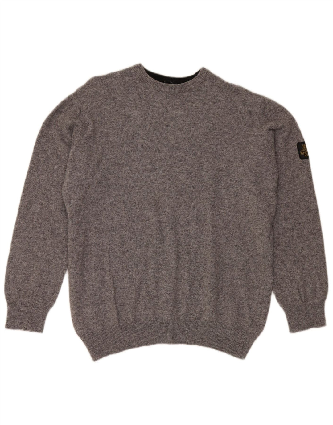 REFRIGIWEAR Herren-Pullover mit Rundhalsausschnitt, mittelgrau