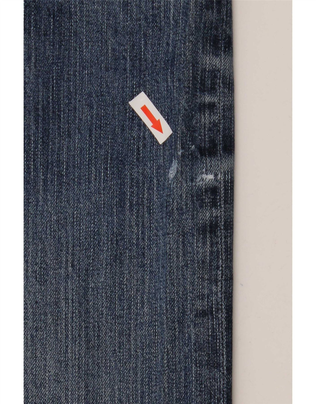 Rifle Damen Straight Jeans W30 L29 Blaue Baumwolle