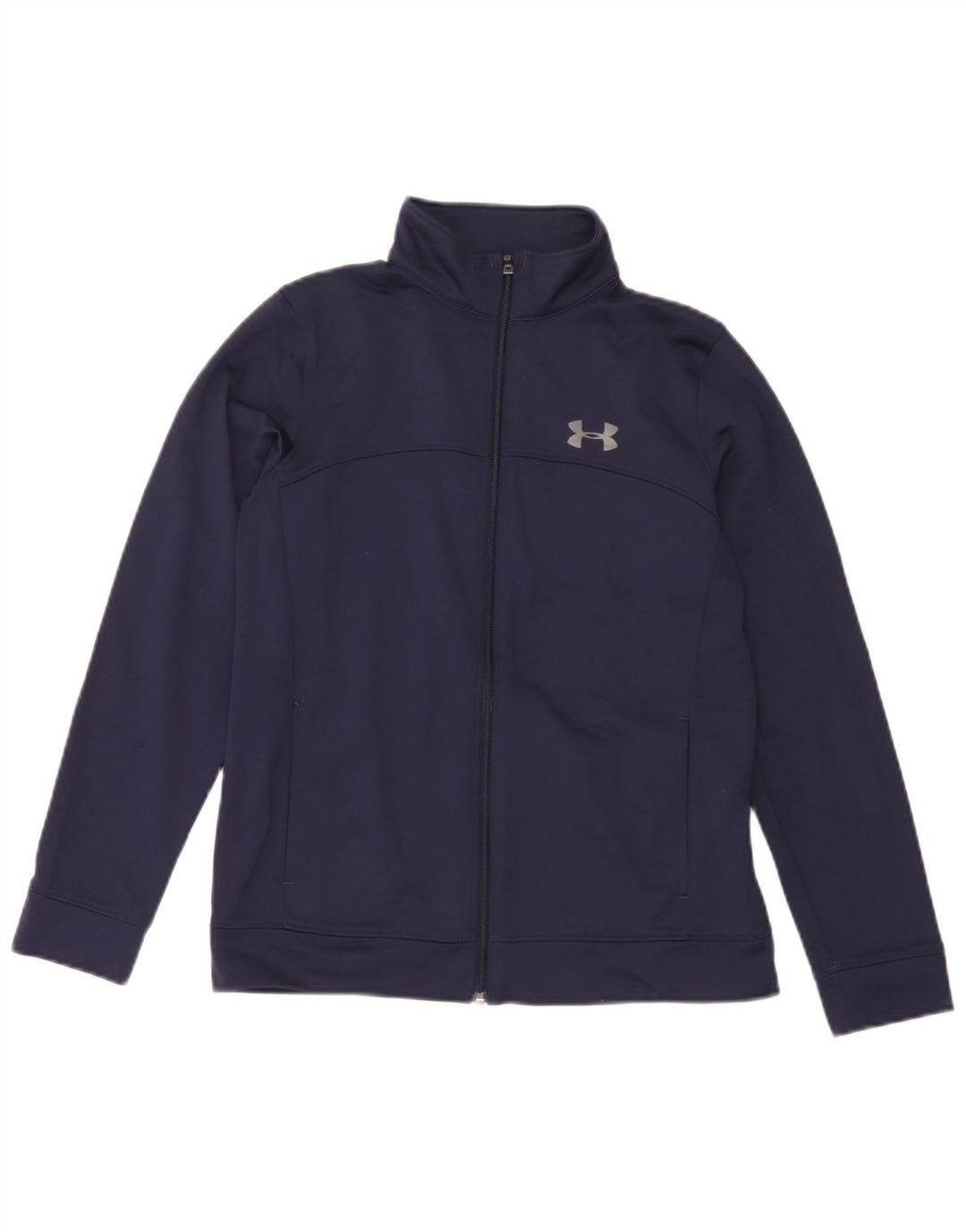 Under Armour Jungen-Trainingsanzug-Top-Jacke, 11–12 Jahre, Größe L, Marineblau
