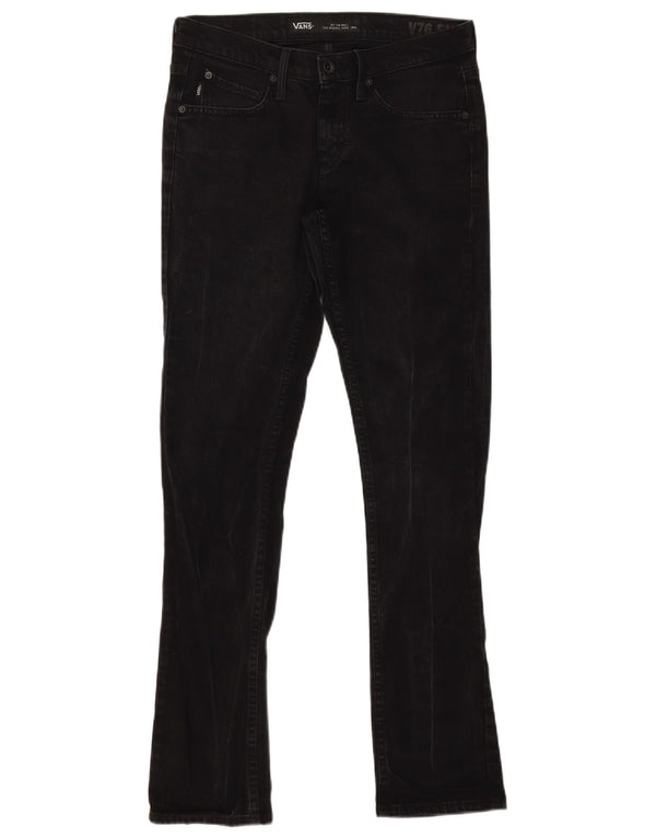 Vans Herren Bootcut Jeans W30 L32 Schwarze Baumwolle