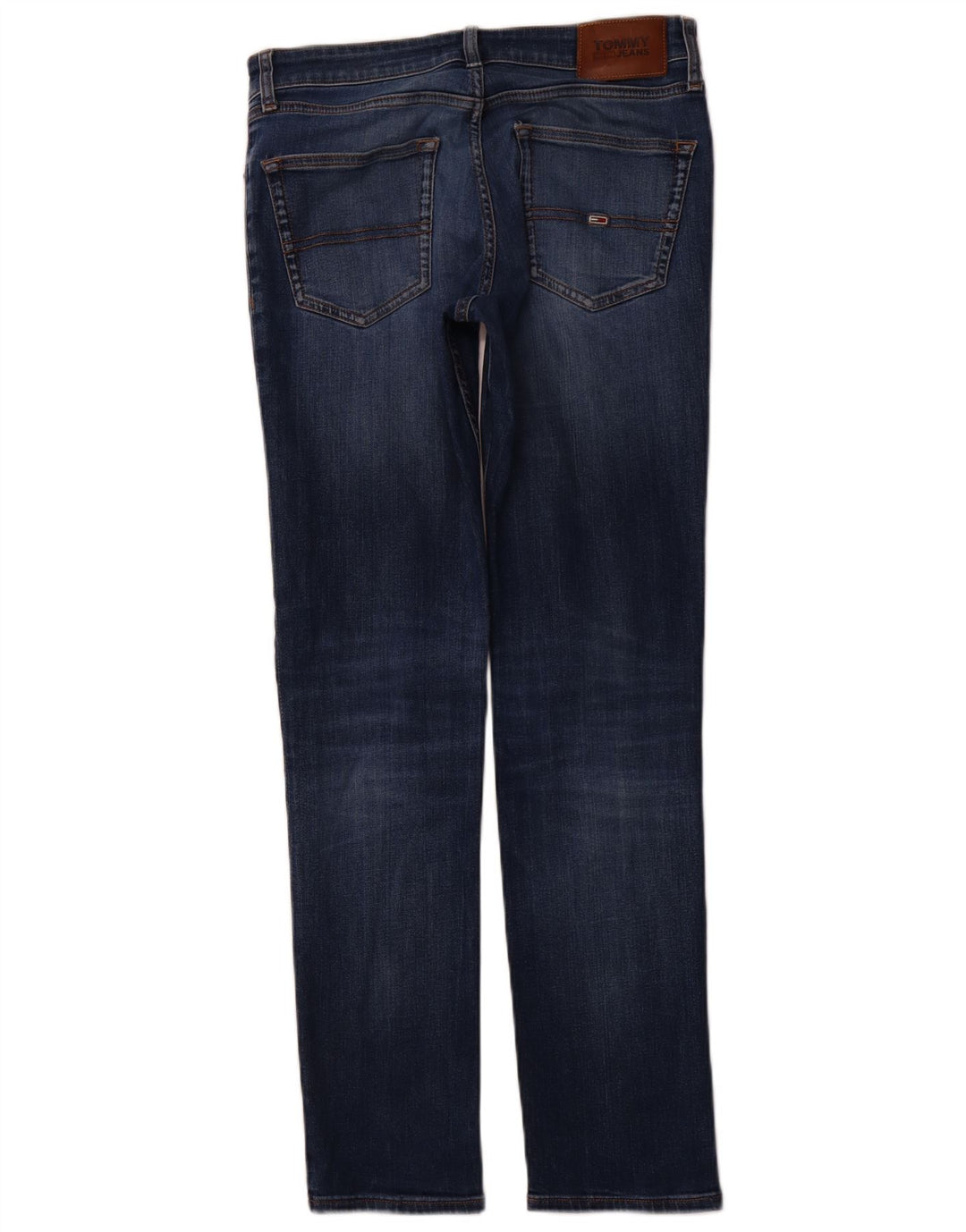 TOMMY HILFIGER Herren Slim Jeans W30 L32 Blaue Baumwolle