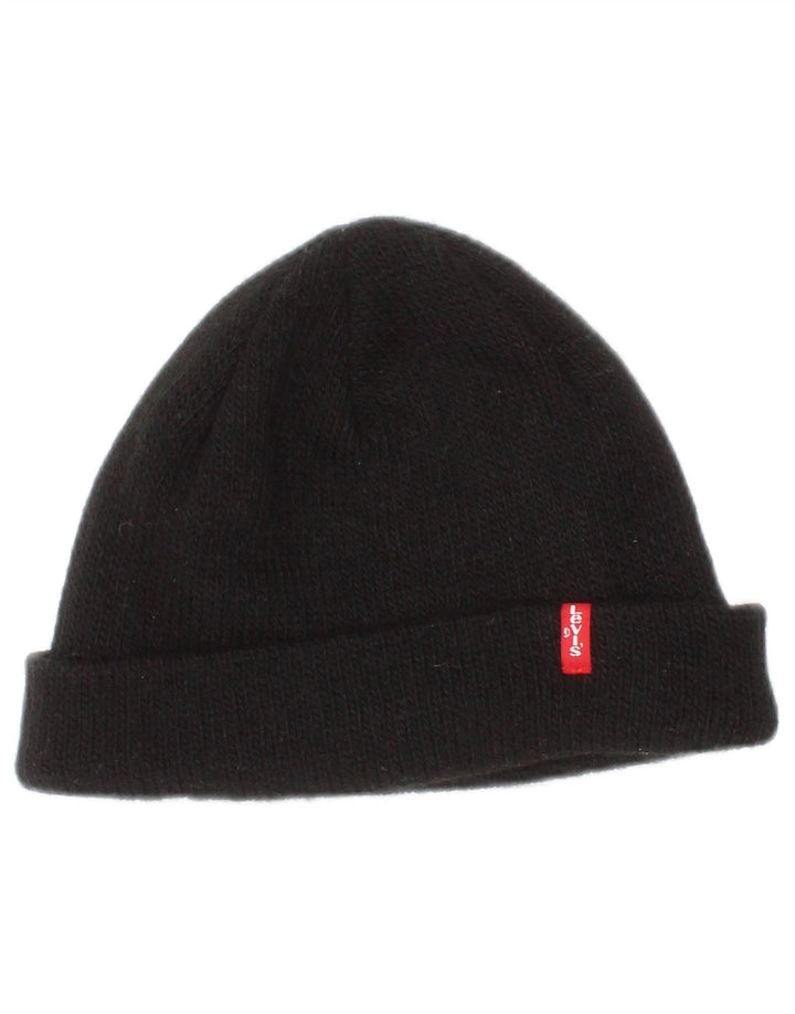Levi's Herren-Beanie-Mütze, Einheitsgröße, schwarzes Acryl