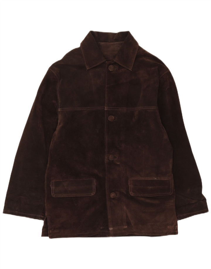 Vintage Herren Wildlederjacke IT 44 XS Braun