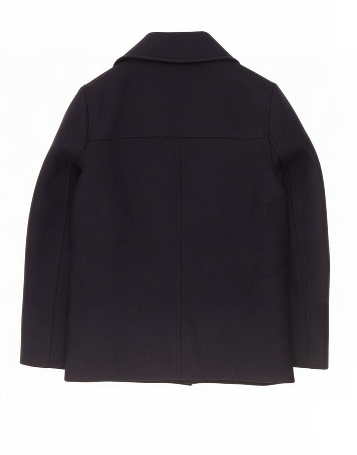 John Lewis Damen Pea Coat UK 8 Small Marineblaue Wolle