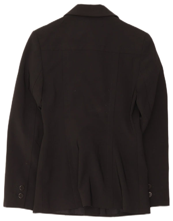Karen Millen Damen-Blazer mit 1 Knopf, Gr. 8, Schwarz, Polyester