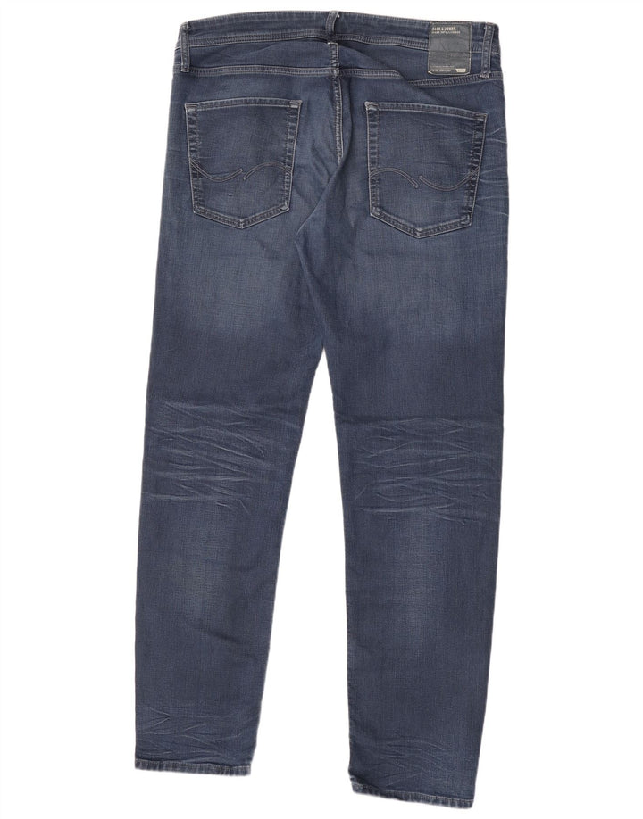 Jack & Jones Herren Slim Jeans W36 L34 Blaue Baumwolle