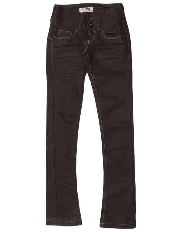 Zara Damen Trafaluc Skinny Jeans EU 36 XS W26 L35 Schwarze Baumwolle