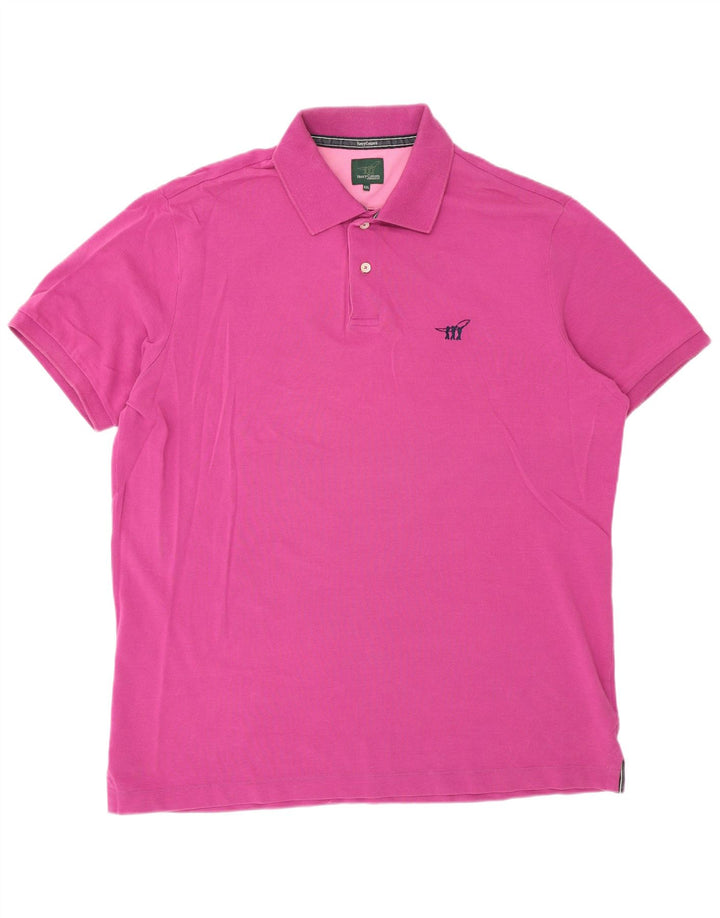Henry Cottons Herren Poloshirt 2XL Rosa