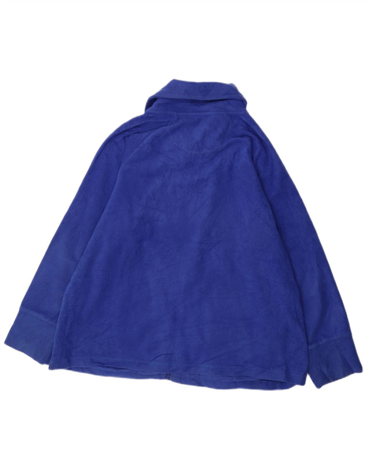 CALVIN KLEIN Herren Performance Fleecejacke UK 44 2XL Blau Polyester