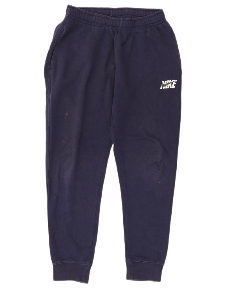 Nike Herren-Trainingshose, Jogginghose, Größe S, marineblau, Baumwolle