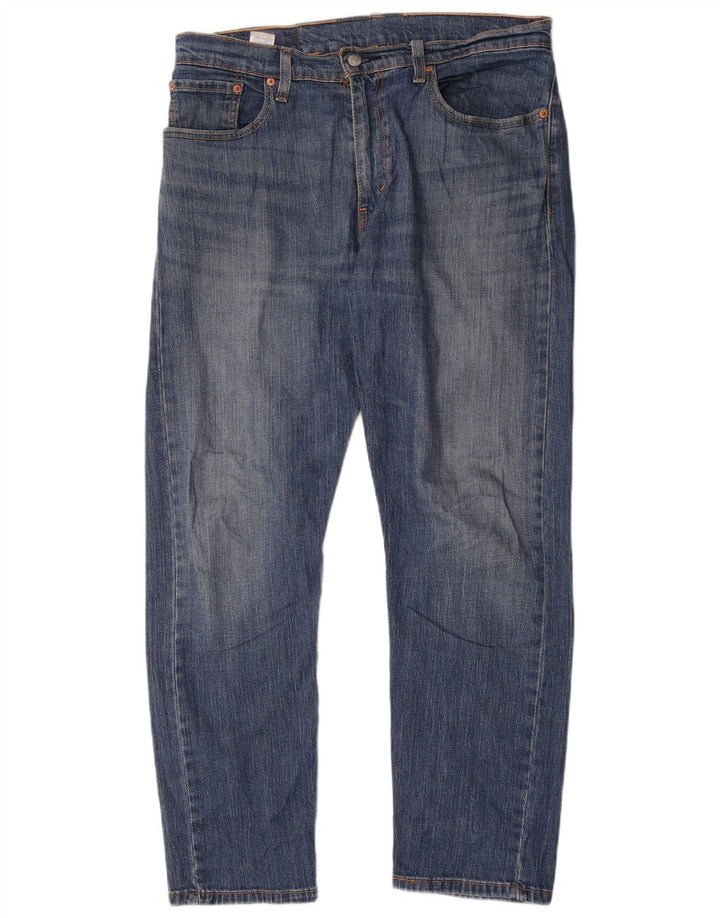 Levi's Herren 502 Tapered Jeans W36 L32 Blaue Baumwolle