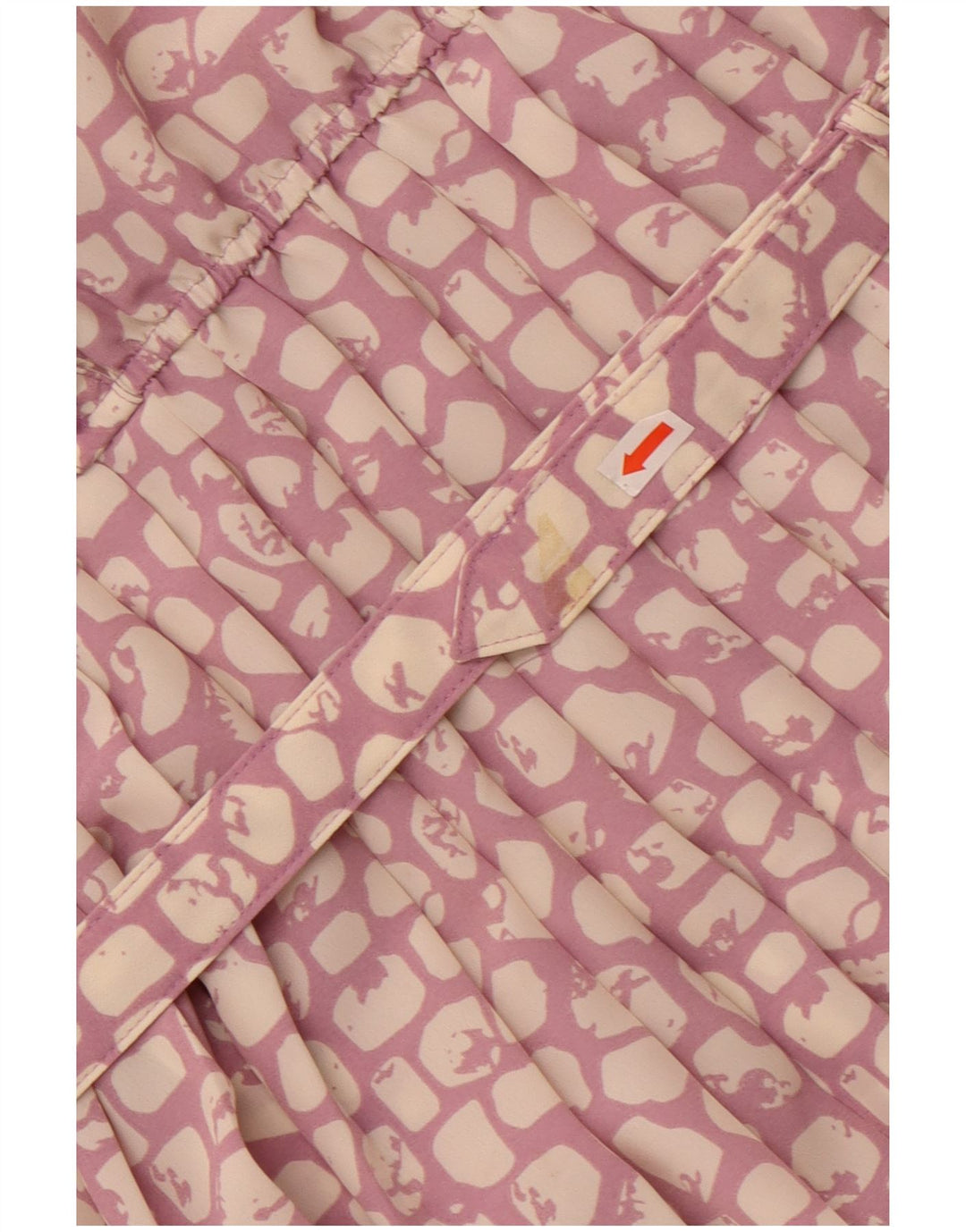 Classics Damen-Maxikleid, Größe 46, Lila, Polyester mit Tiermuster