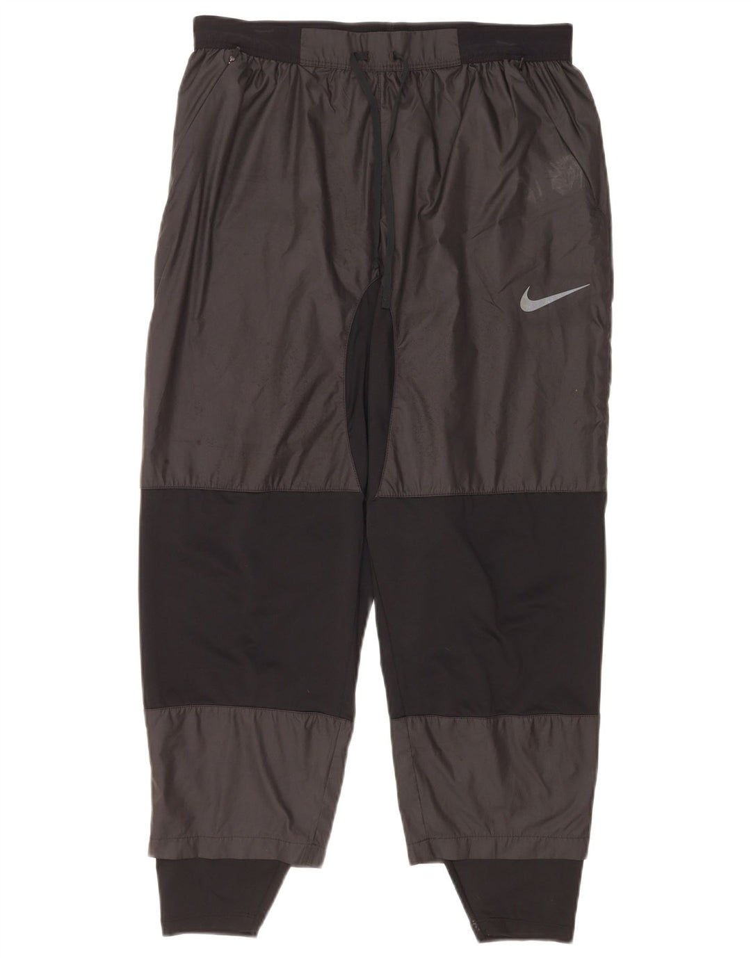 Nike Herren-Trainingshose, groß, schwarzes Farbblock-Polyester