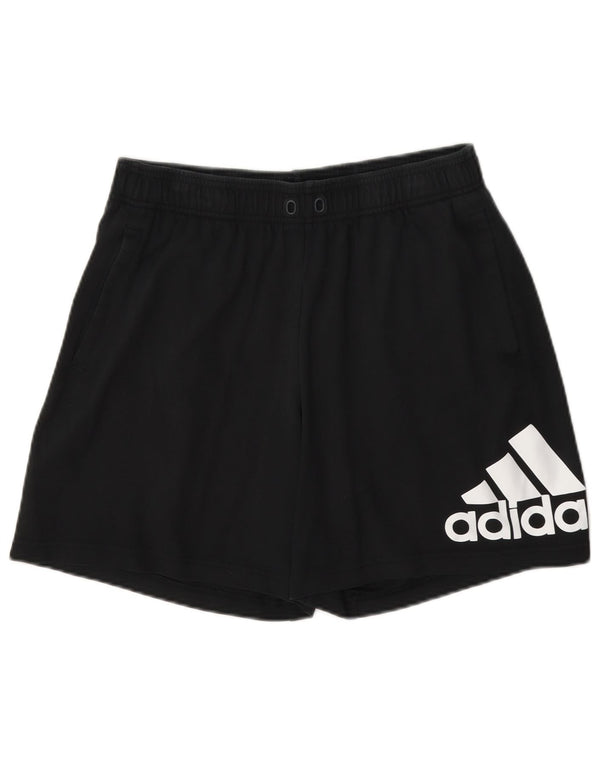 Adidas Herren Graphic Sport Shorts Mittelschwarze Baumwolle