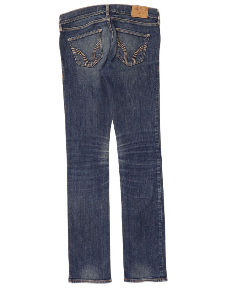 HOLLISTER Damen Slim Jeans US 1 XS W25 L31 Blaue Baumwolle