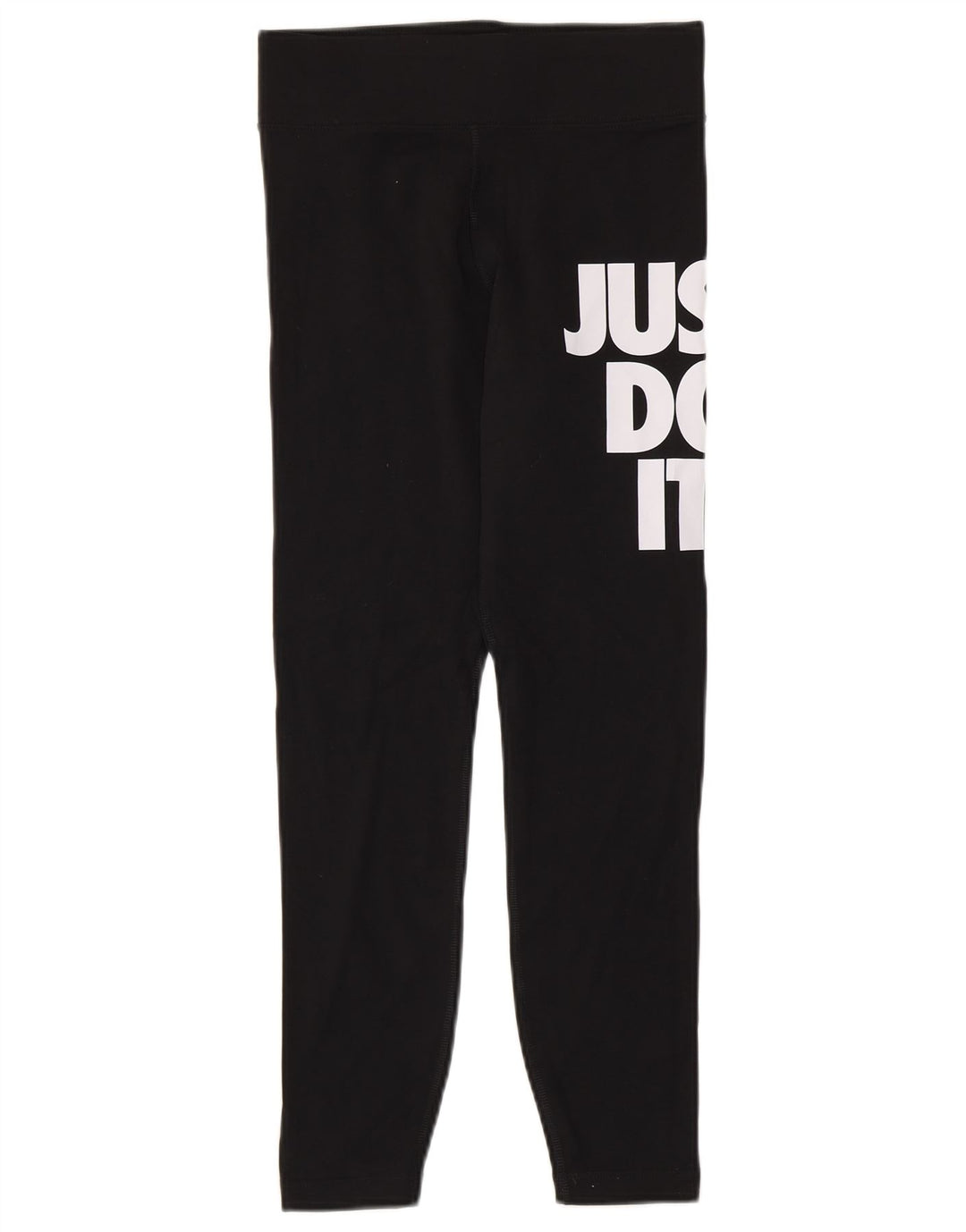 Nike Womens Graphic Leggings UK 8 Small Schwarz Baumwolle