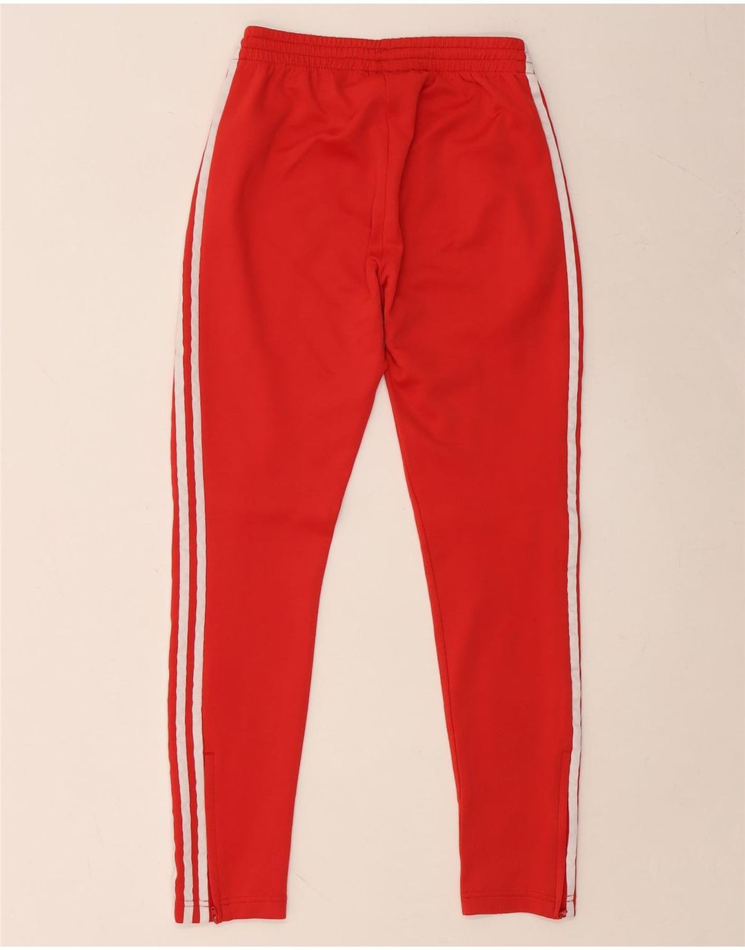 ADIDAS Damen-Trainingshose, UK-Größe 8, Größe S, rote Baumwolle